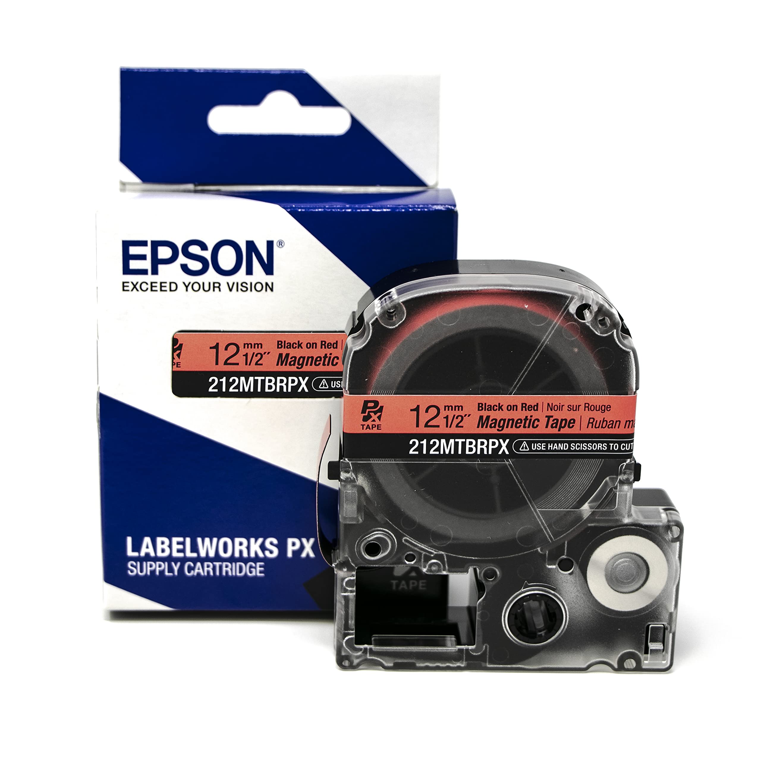LABELWORKS LW-PX350 Professional Industrial Label Maker Kit with 4-Color Magnet Tape Bundle - 1/2