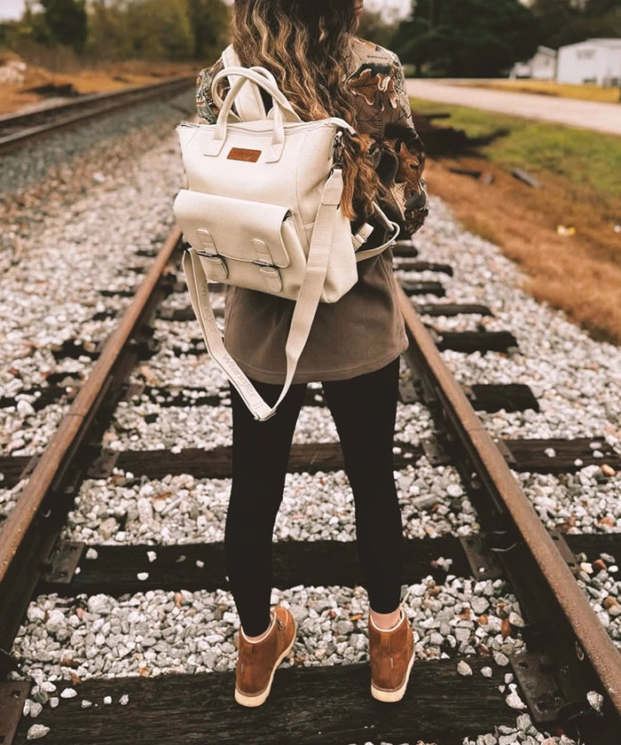 Wrangler Convertible Grain Backpack - Durable & Stylish Hiking Daypack for Men & Women - Perfect for Outdoor Adventures, Travel & Daily Commute