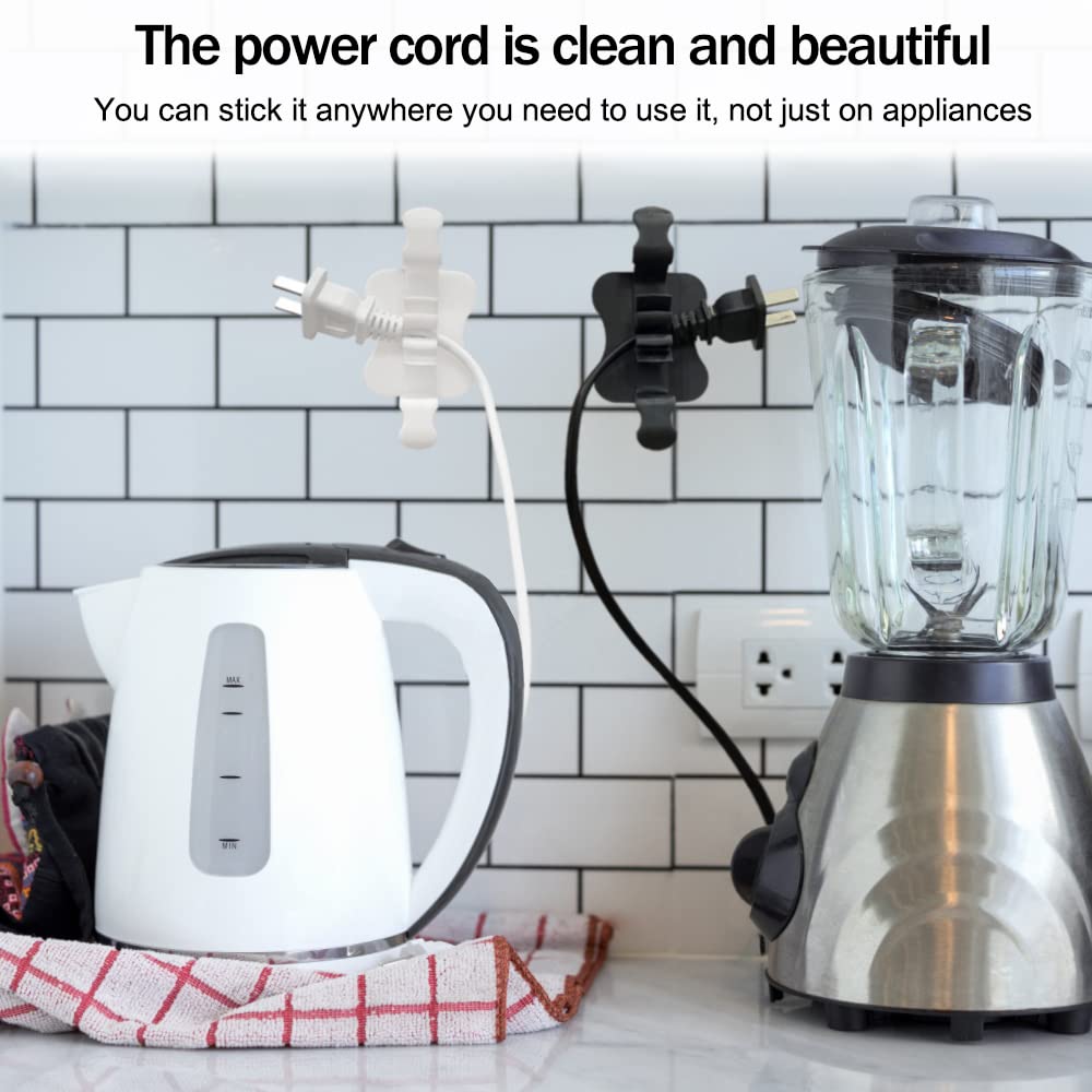 10-Pack Cord Organizer for Kitchen Appliances - Reusable Cable Wraps & Cord Keepers for Air Fryer, Toaster, Mixer - Perfect for Tidy Countertops & Organized Small Appliances