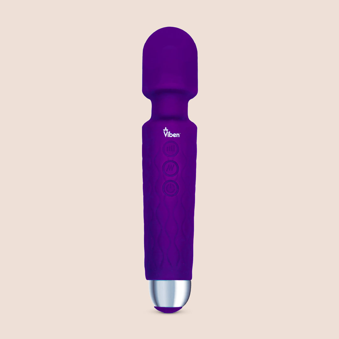 Viben Tempest Wand Massager - Waterproof & Rechargeable Personal Massager for Muscle Relaxation, Pain Relief - Perfect for Home Spa, Post-Workout Recovery & Stress Relief