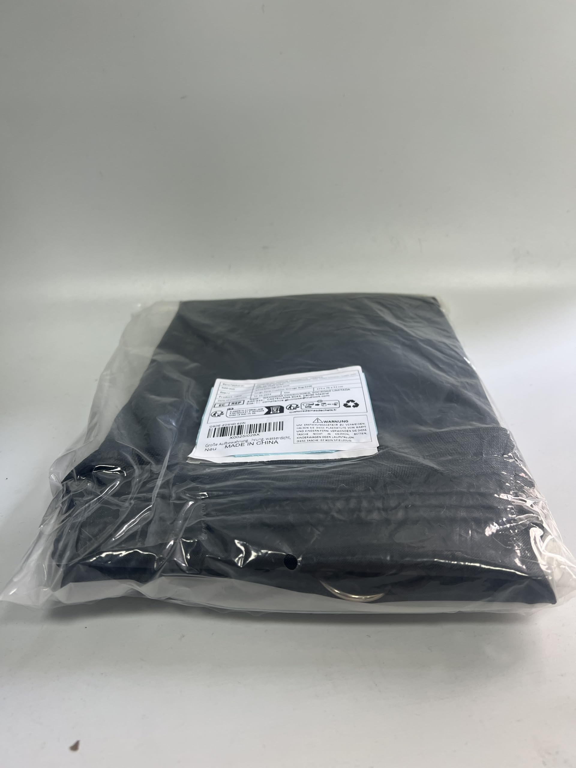 Large Heavy Duty 420D Waterproof Patio Cushion Storage Bag with Zipper & Handles - 62