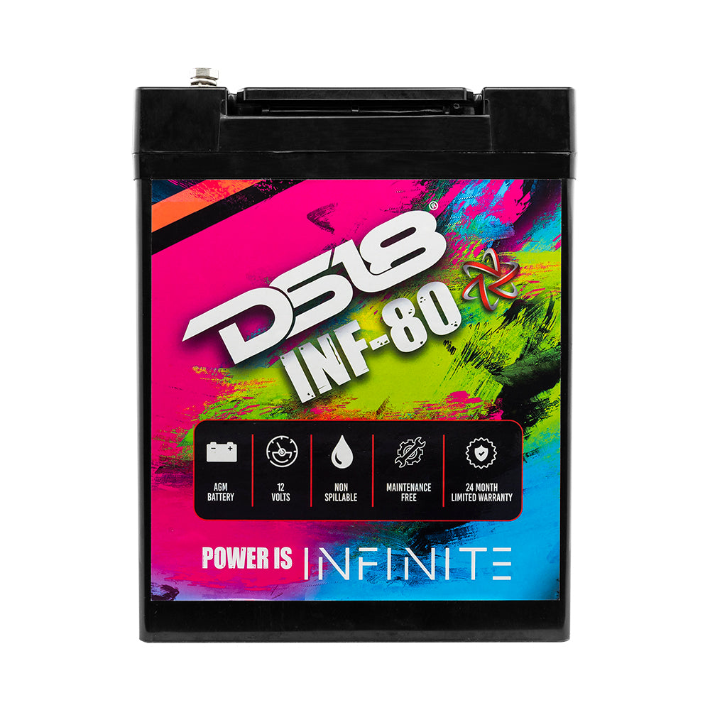 INF 80AH INFINITE 80AH 2300W AGM Deep Cycle Battery 12V - Perfect for Solar Power Systems, Marine & RV Applications