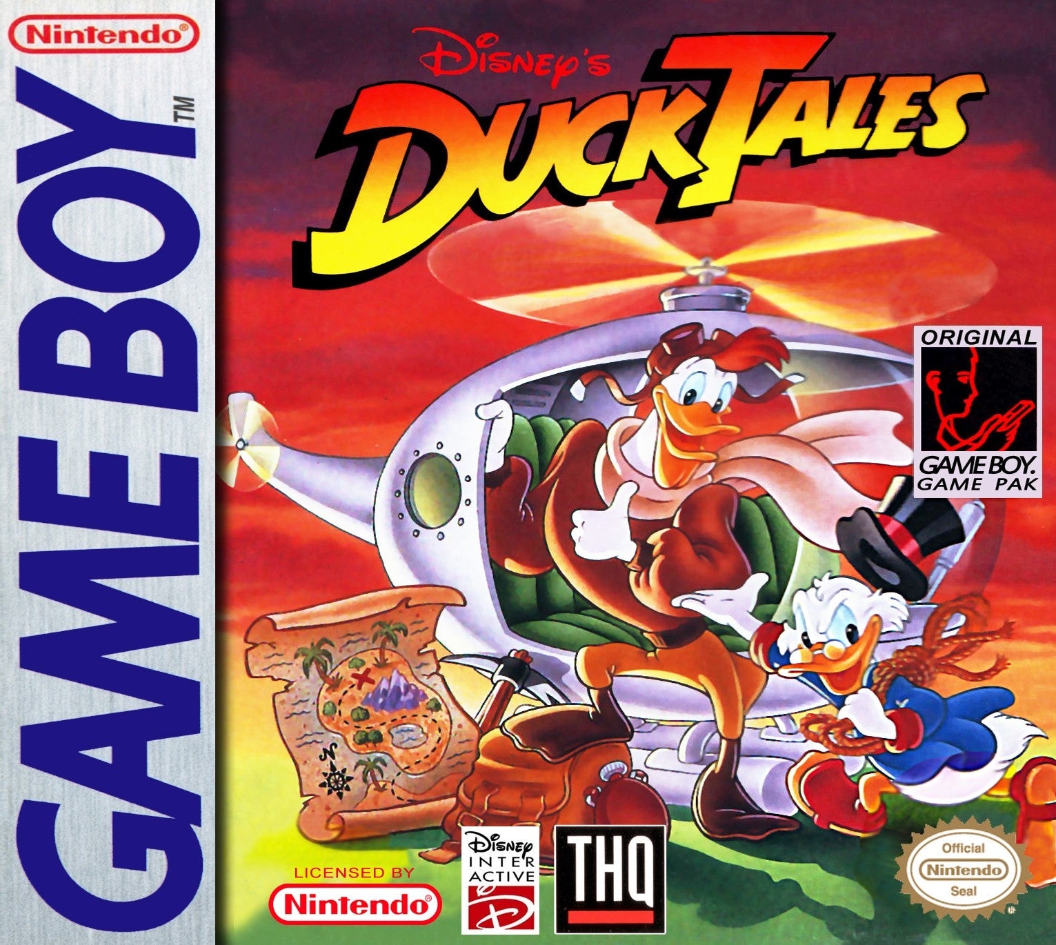 Vintage DuckTales Game Boy Video Games - Retro Nintendo Cartridge for Collectors & Gamers - Perfect for Nostalgic Gaming & Display