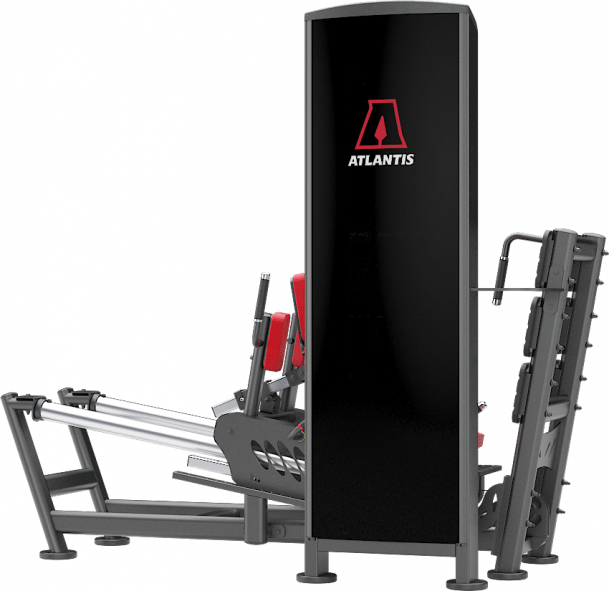 ATLANTIS Horizontal Leg Press Machine for Home Gym - Heavy Duty Leg Workout Equipment for Strength Training & Muscle Building - Perfect for Fitness Enthusiasts & Bodybuilders