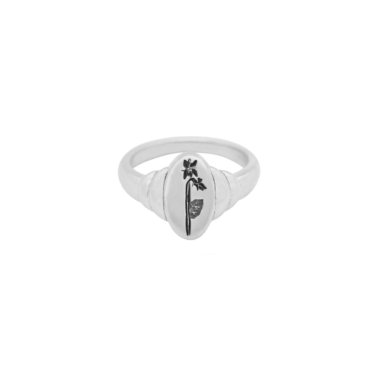 Birth Flower Ring - Personalized Floral Jewelry for Women - Perfect for Birthdays, Anniversaries & Special Occasions