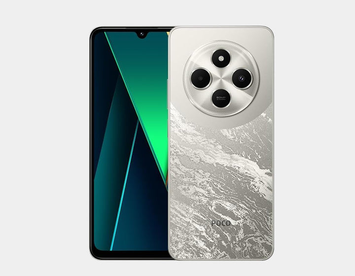 Xiaomi Poco C75 4G Smartphone - 128GB ROM 6GB RAM - Dual SIM GSM Unlocked (Gold) - Perfect for Travel, Business & Everyday Use