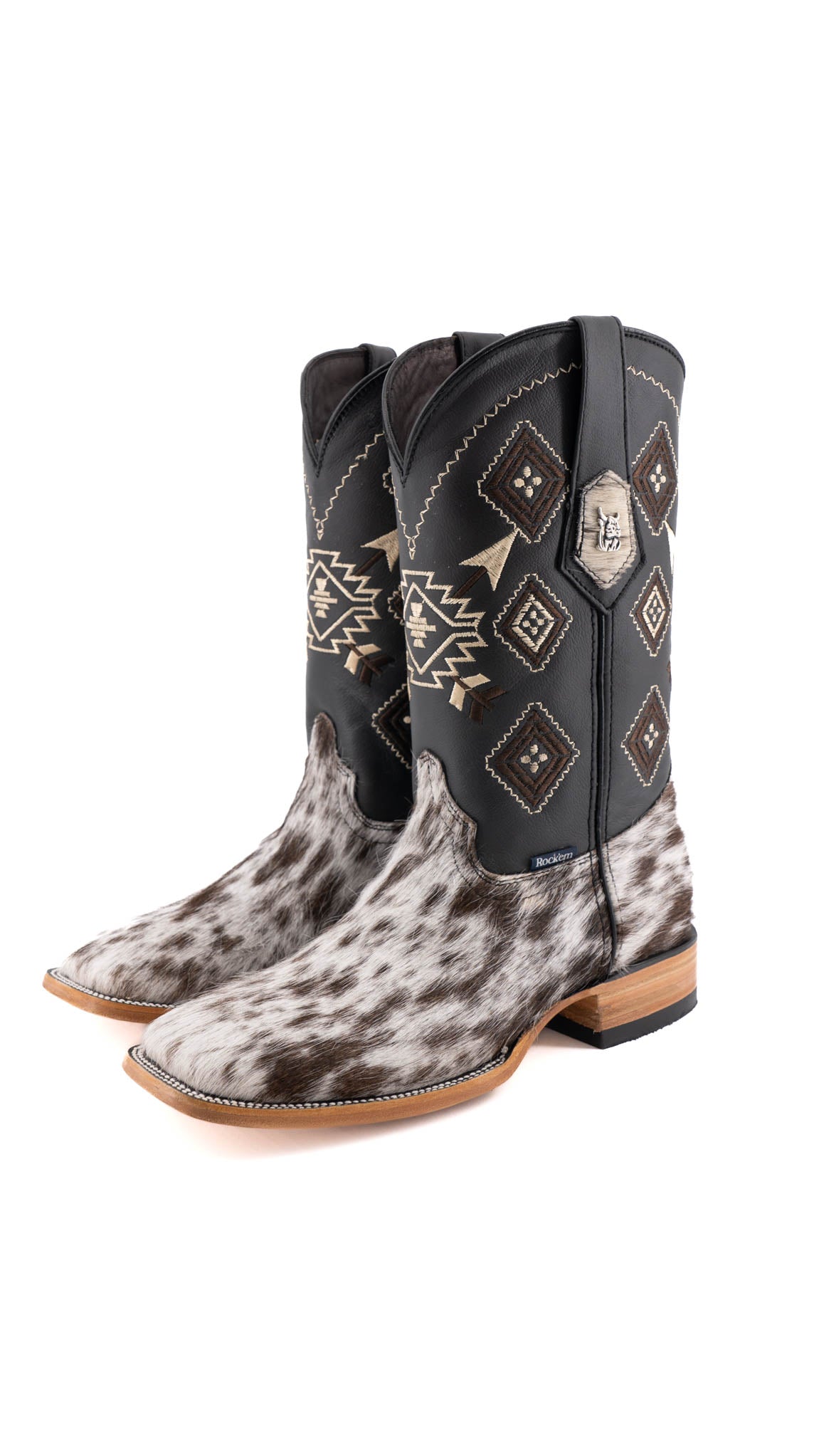 Men's Size 7 Genuine Cowhide Leather Boots - Durable & Comfortable Western Boots for Riding, Work & Casual Wear