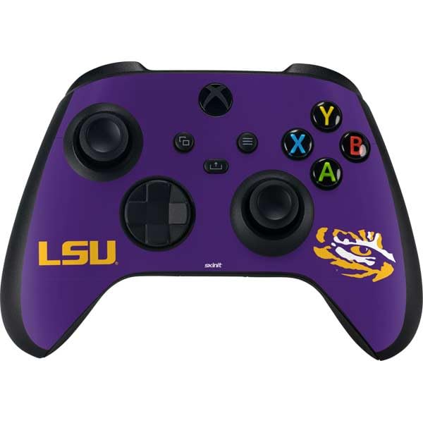 Official LSU Tiger Eye Gaming Skin for Xbox Series X Controller - Custom Decal Wrap, Durable Protection - Perfect for Gaming Enthusiasts & LSU Fans