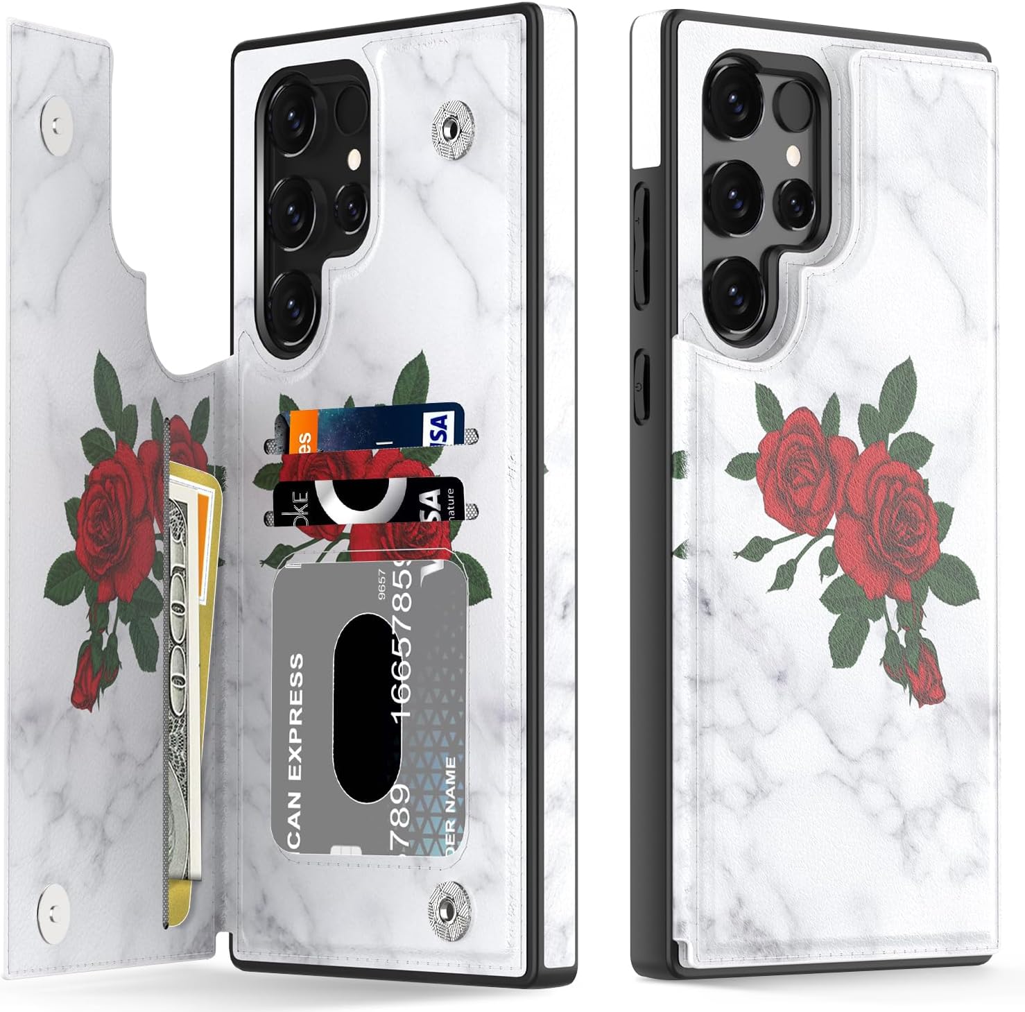 Samsung Galaxy S25 Plus Phone Case with Floral Design - Slim Protective Cover for Shock Absorption & Scratch Resistance - Perfect for Daily Use, Travel & Outdoor Activities