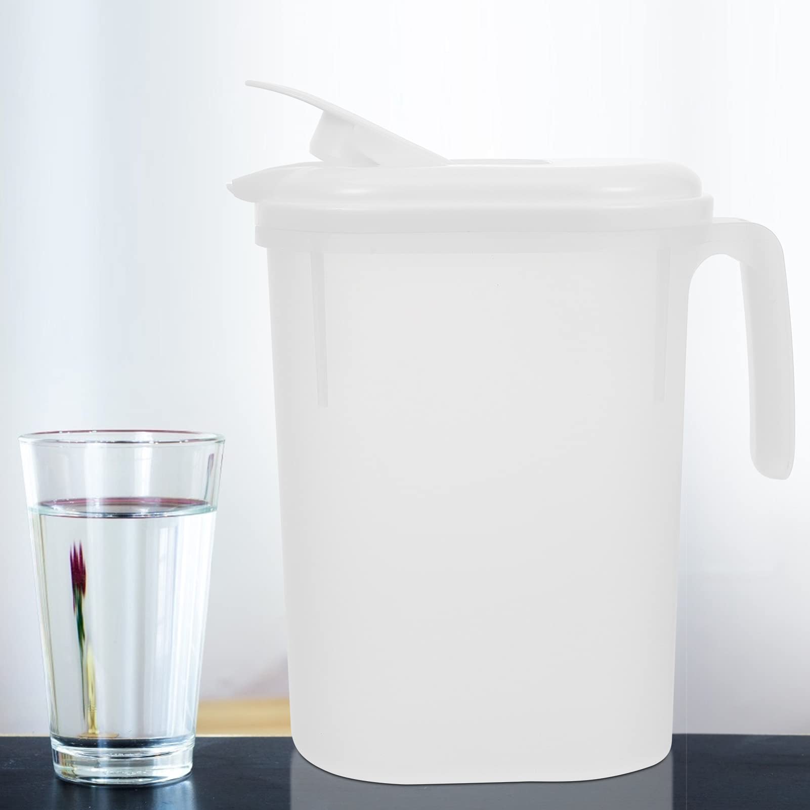 1pc Large Capacity Plastic Cold Water Jug - BPA Free Beverage Kettle for Tea, Juice & Infused Water | Perfect for Home, Office & Outdoor Use | Durable Household Water Bottle & Scented Tea Pot
