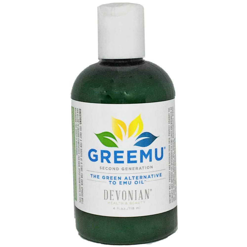 GREEMU 100% Natural Plant-Based Emu Oil Alternative | Vegan, Cruelty-Free Skincare for Dry Skin, Eczema & Psoriasis Relief | Perfect for Daily Moisturizing & Sensitive Skin Care