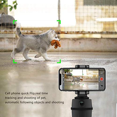 BoxWave Cubot King Kong Mini2 Stand and Mount with PivotTrack Selfie Technology - Facial Tracking Pivot Stand for Cubot King Kong Mini2 Smartphone (Jet Black) - Perfect for Vlogging, Video Calls and Hands-Free Selfies