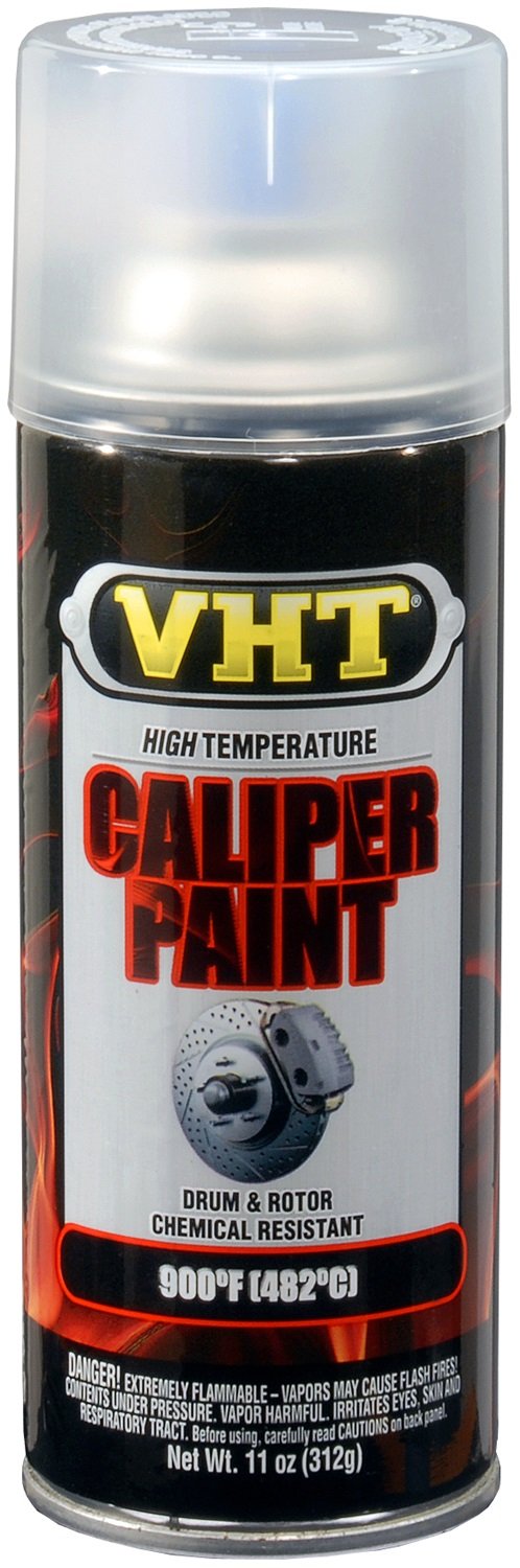 VHT SP730 Gloss Clear Brake Caliper Paint - High Temperature Resistant Automotive Coating (11 oz) - Perfect for Car Enthusiasts & DIY Brake Caliper Customization