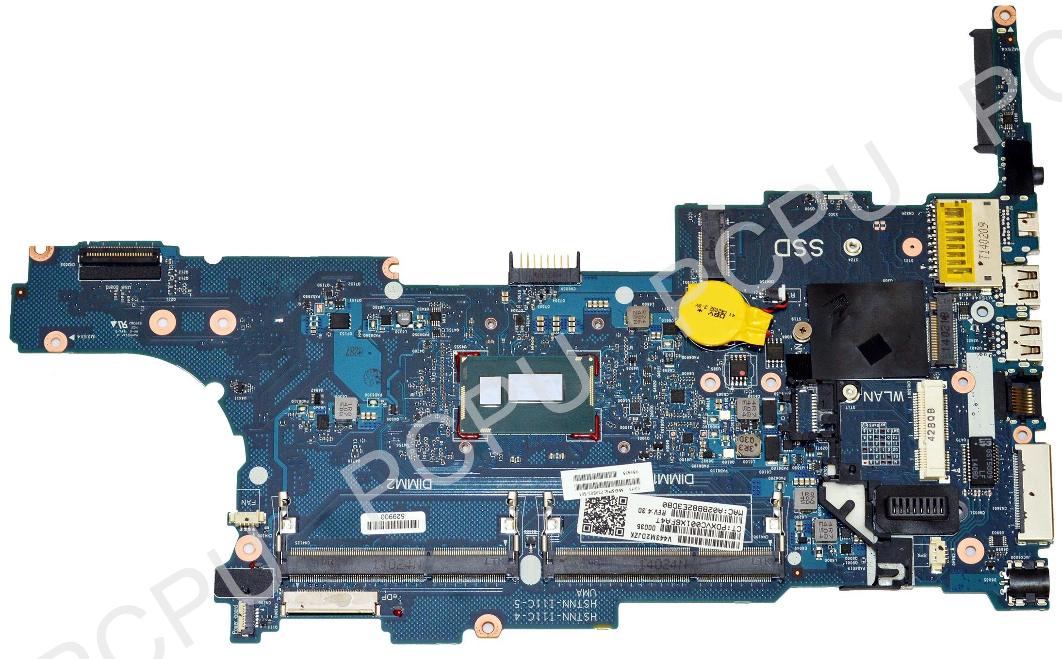 HP EliteBook 840 Laptop Motherboard with Intel Core i5-4300U 1.9GHz Processor - Replacement Part for HP 840 G1/G2 Business Laptops - Perfect for IT Repairs & Upgrades