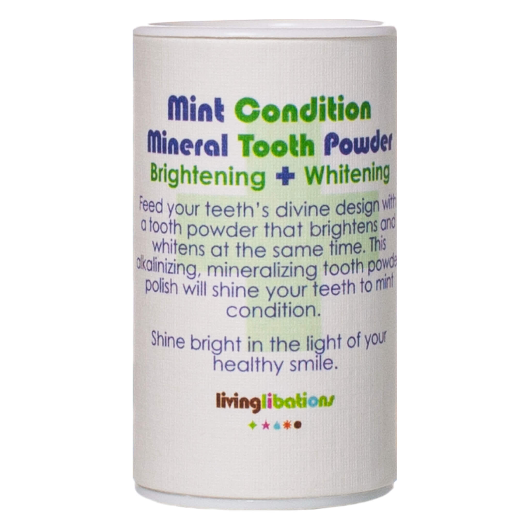Natural Mint Mineral Tooth Powder for Whitening & Fresh Breath - Organic Teeth Cleaning Powder for Daily Oral Care & Freshness