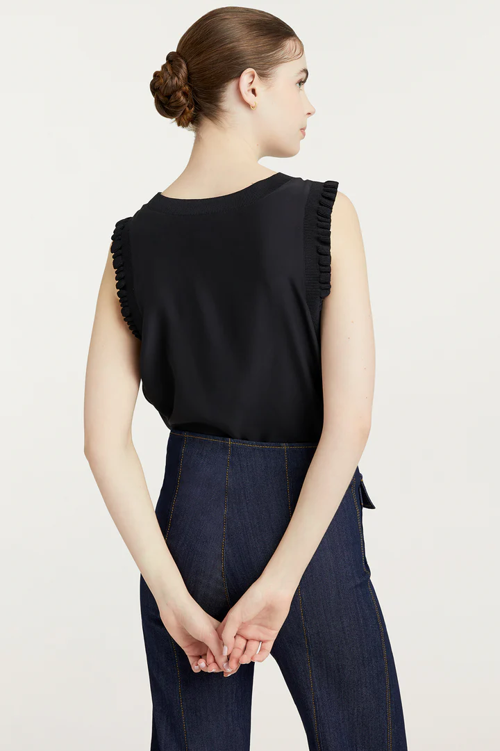 Cinq à Sept Lenore Top - Women's Elegant Blouse for Work & Evening Wear | Perfect for Office, Date Night & Special Occasions