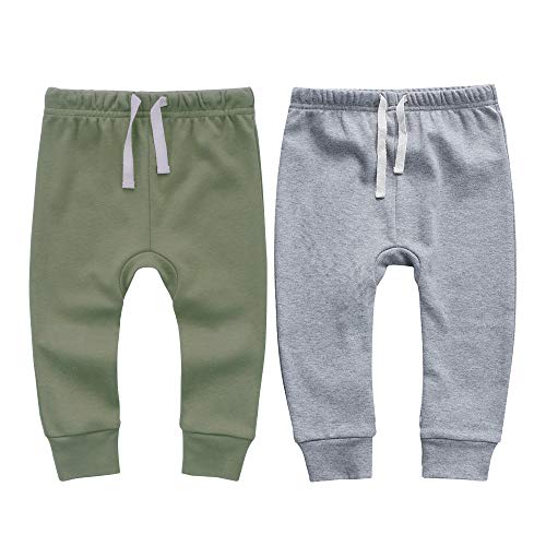 Dark Grey Melange & Olive Green