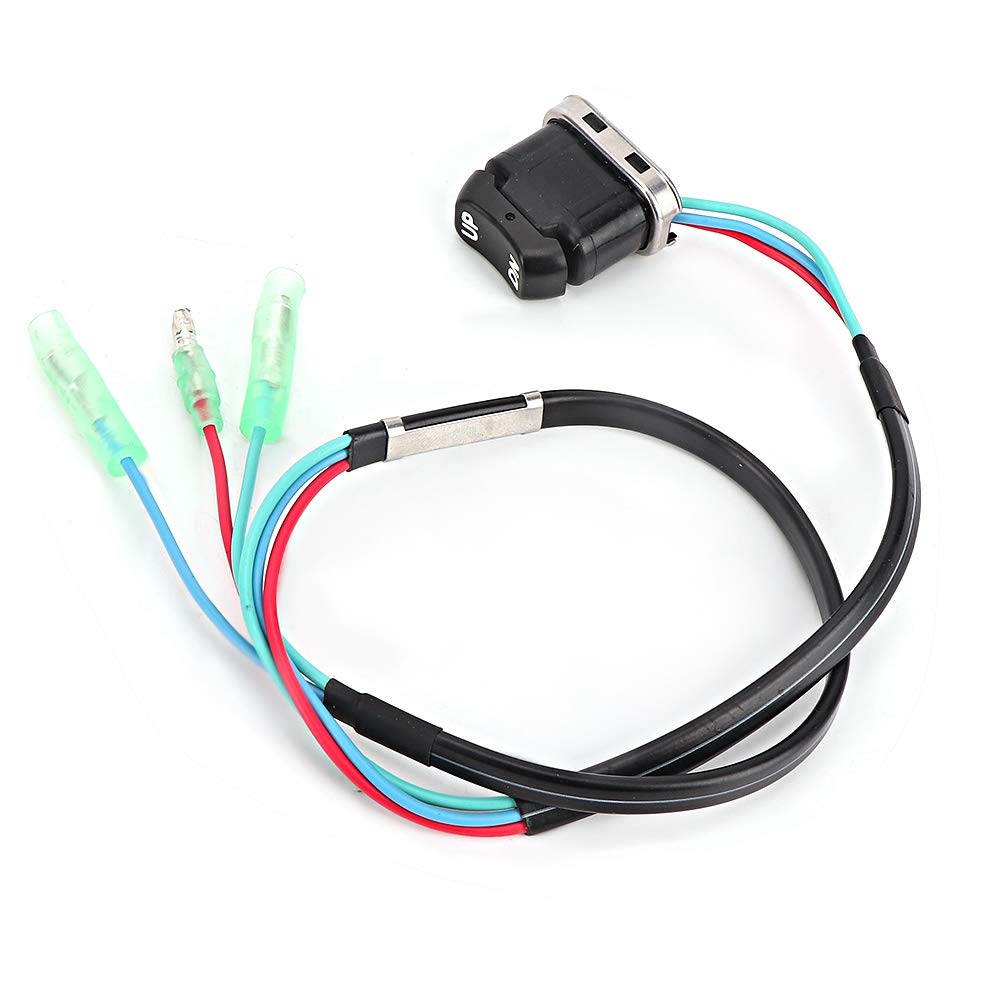Yctze Trim Tilt Switch Replacement for Yamaha Outboard Motors - Durable Motor Trim Switch for Boat Remote Control Assembly - Perfect for Marine & Fishing Boats