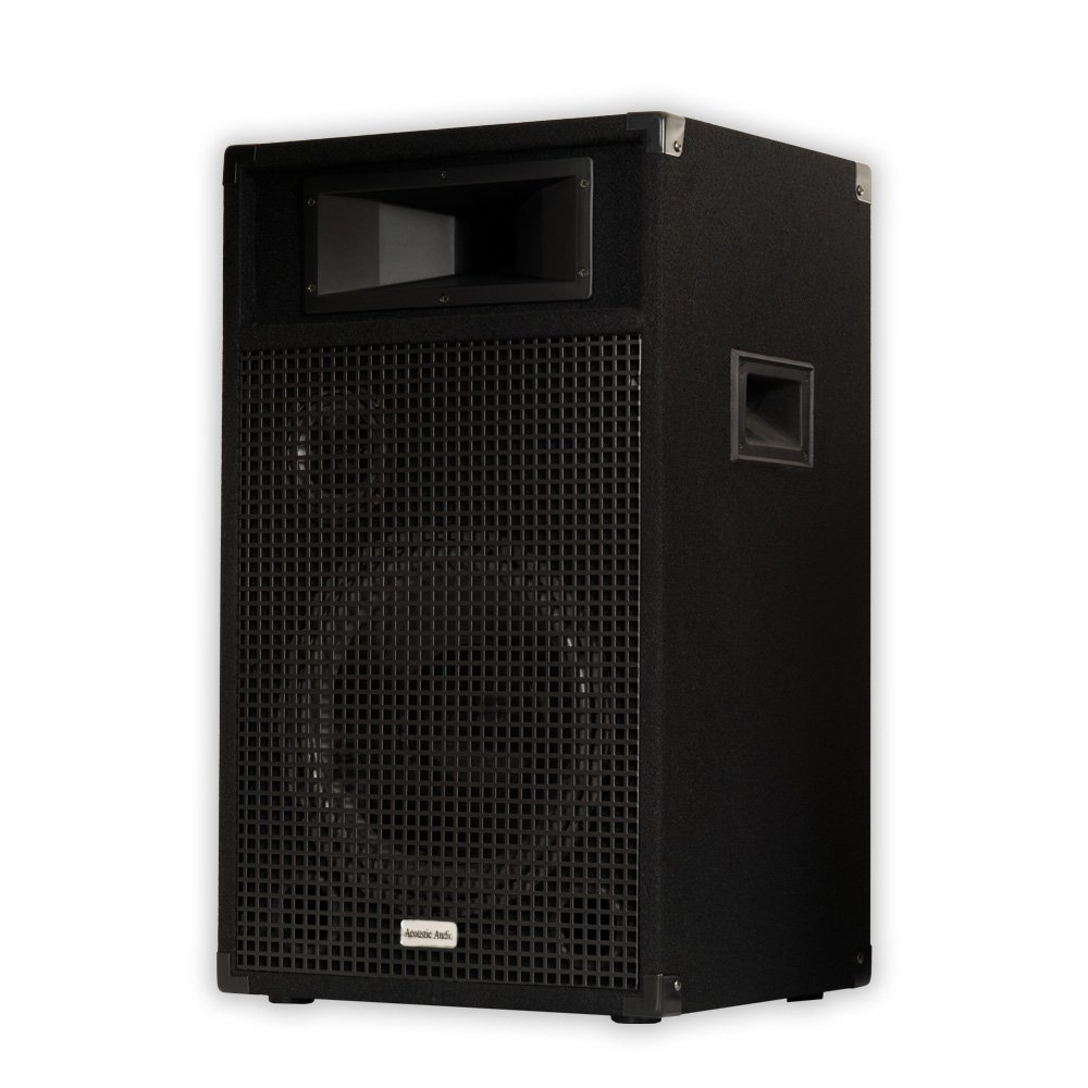 Acoustic Audio BR12 Professional DJ 12 Inch 1000 Watt PA Monitor Speaker - Perfect for Live Performances, Parties & Studio Monitoring