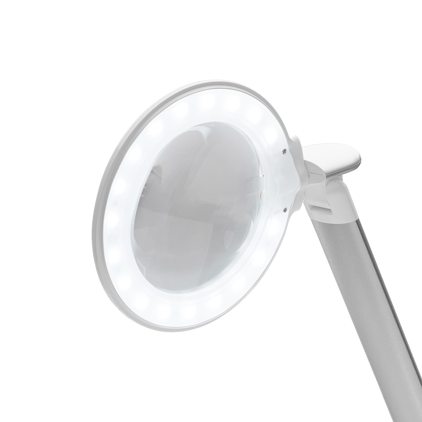 Daylight Halo Table Magnifier - 5X Magnifying Glass with LED Light for Reading, Crafts & Hobbies - Perfect for Seniors, Jewelers & Detailed Work