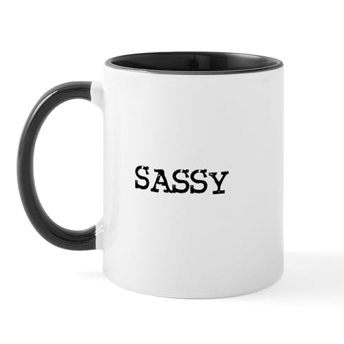 White/Black Inside - Sassy Mug