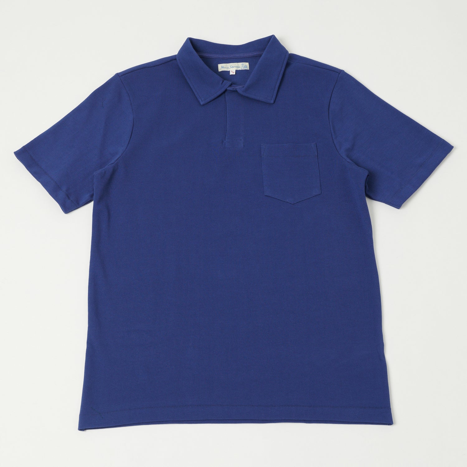Merz b. Schwanen 2-Pack Classic Pocket Polo Shirts for Men - Soft Cotton Casual Shirt with Chest Pocket - Perfect for Office, Business Casual & Weekend Wear - Pacific Blue