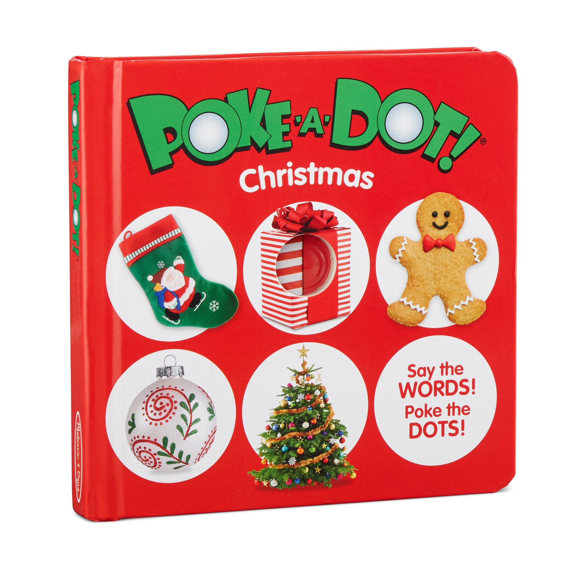 Poke a Dot: Christmas Board Book for Kids - Interactive Holiday Learning & Fun for Toddlers - Perfect for Christmas Gifts & Early Childhood Education