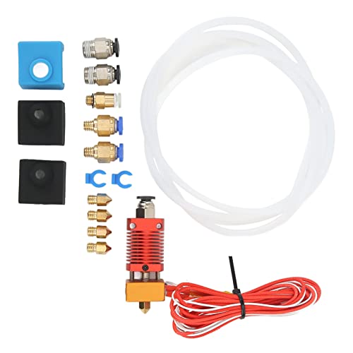 High-Temperature 3D Printer Hotend Kit - Assembled Extruder for ABS, Nylon & Polycarbonate Filaments | Stable & Consistent Performance for Professional Printing Projects