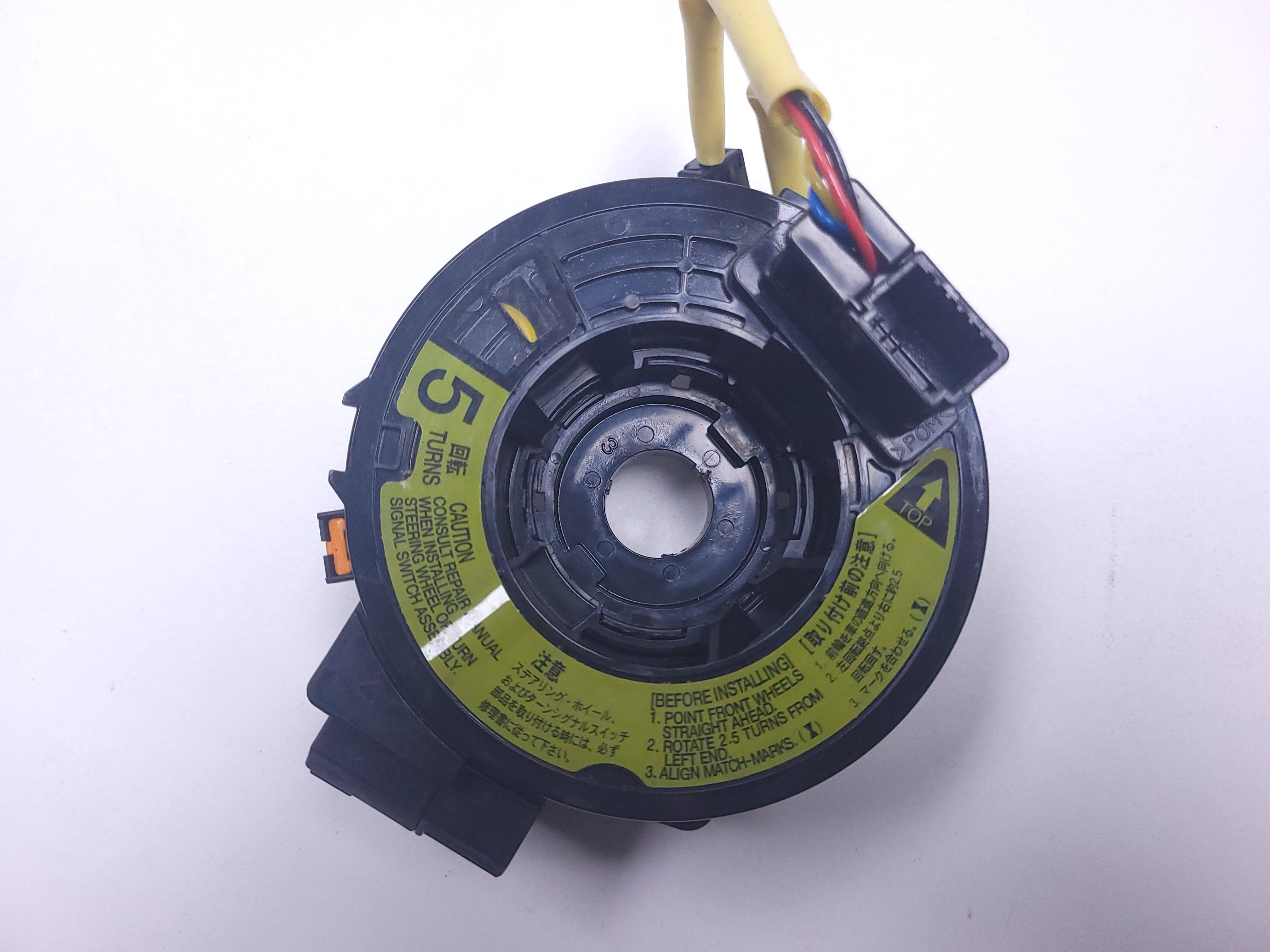 03 08 Toyota Corolla Clock Spring SRS Plug - OEM Replacement Part for Airbag System - Perfect for Steering Wheel Repair and Maintenance