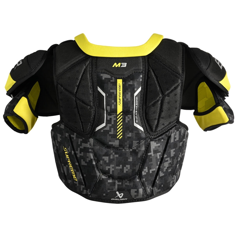 Bauer Supreme M3 Junior Hockey Shoulder Pads - Lightweight Protection for Youth Ice Hockey Players - Perfect for Games, Practices, and Training Sessions