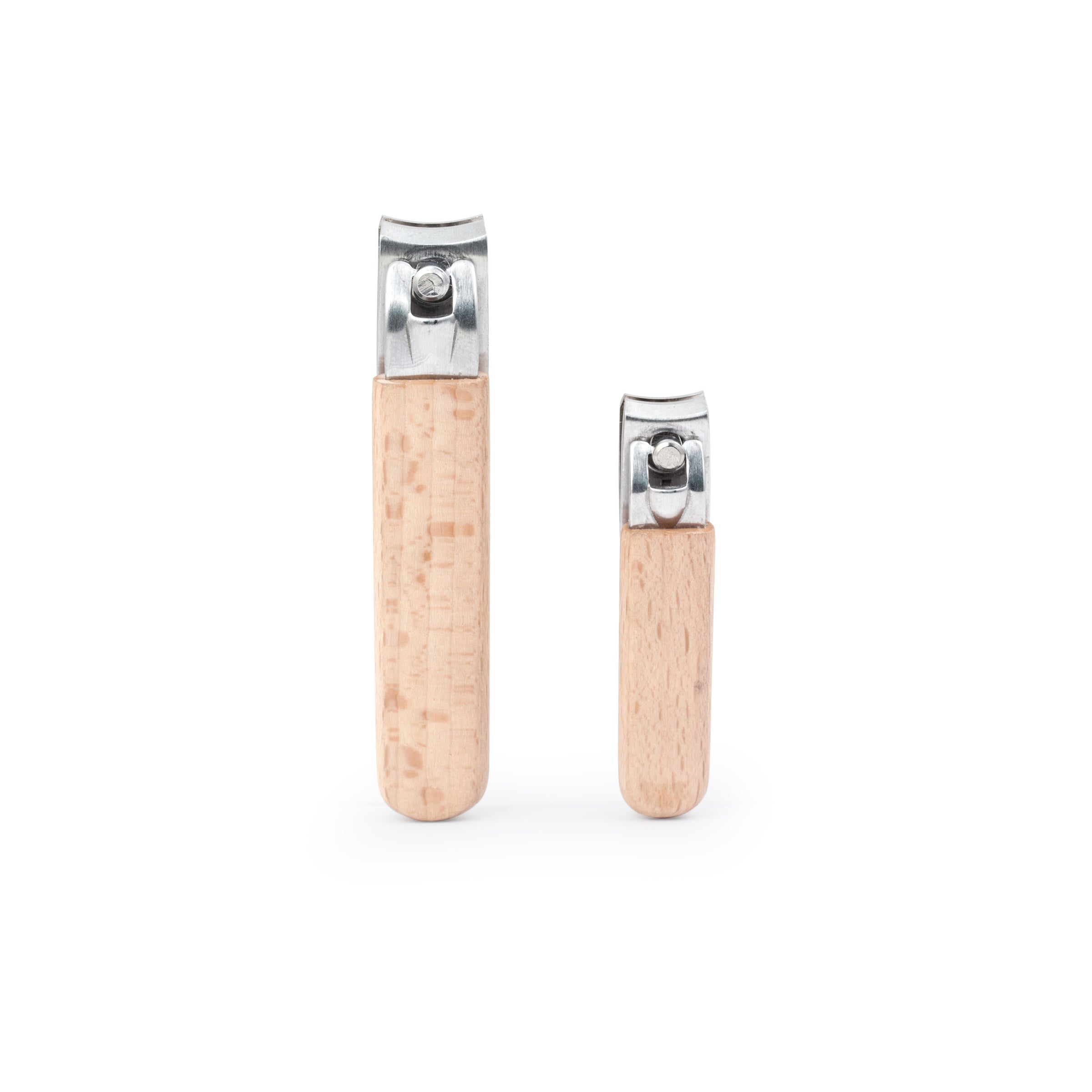 Premium Wooden Nail Clipper Set - Natural Bamboo Manicure Kit with Stainless Steel Blades - Perfect for Home, Travel & Grooming Essentials