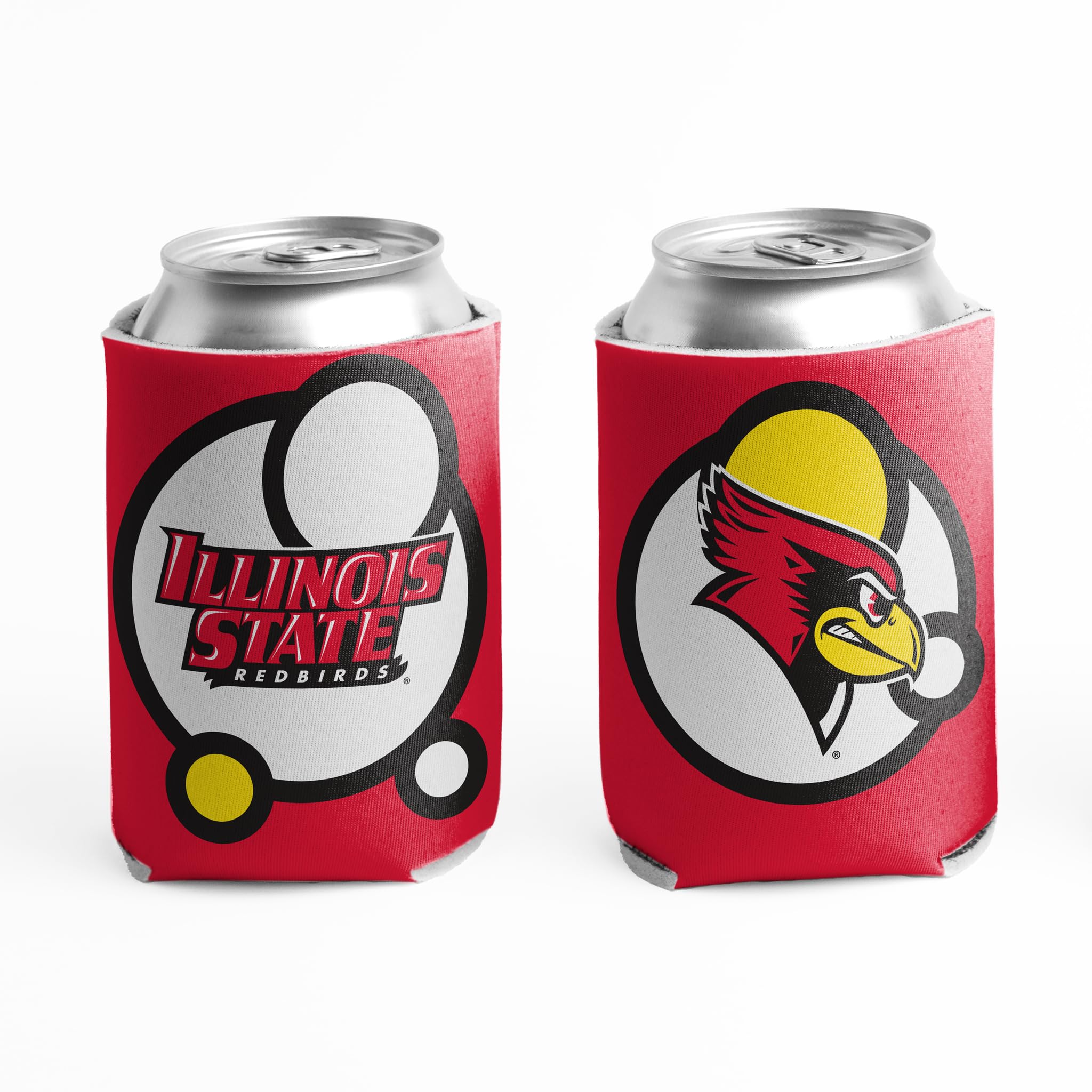 Officially Licensed Illinois State University Can Coolers - Set of 50 Insulated Beer Koozies with Bubble Design | Perfect for Tailgates, BBQs, College Parties & Game Day Events