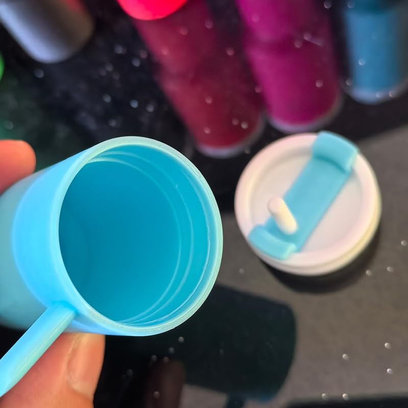 Detachable Mini Tumbler Keychain for Lipstick Storage - Cute Cup Key Ring Backpack Charm for Women & Girls - Perfect for School, Travel and Everyday Carry Accessories