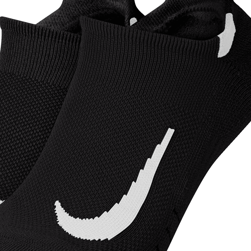 Nike Multiplier Running No Show Socks 2 Pack for Men & Women - Lightweight Athletic Socks for Running, Gym & Everyday Comfort
