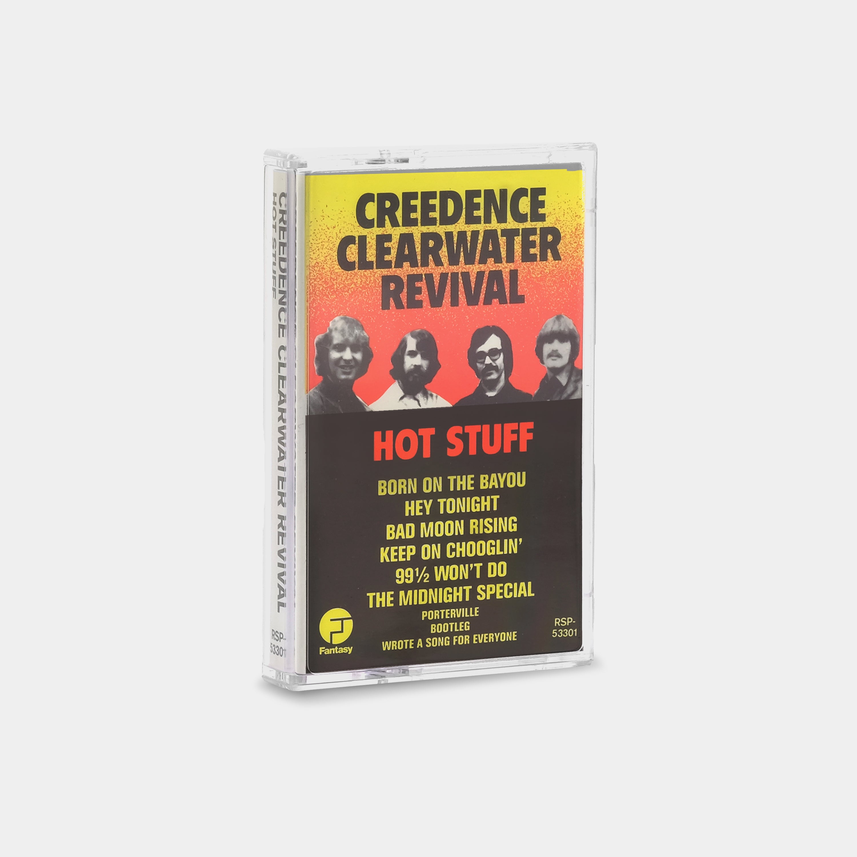 Creedence Clearwater Revival Hot Stuff Cassette Tape - Vintage Music Collectible for Home, Car & Gift (Classic Rock Album)