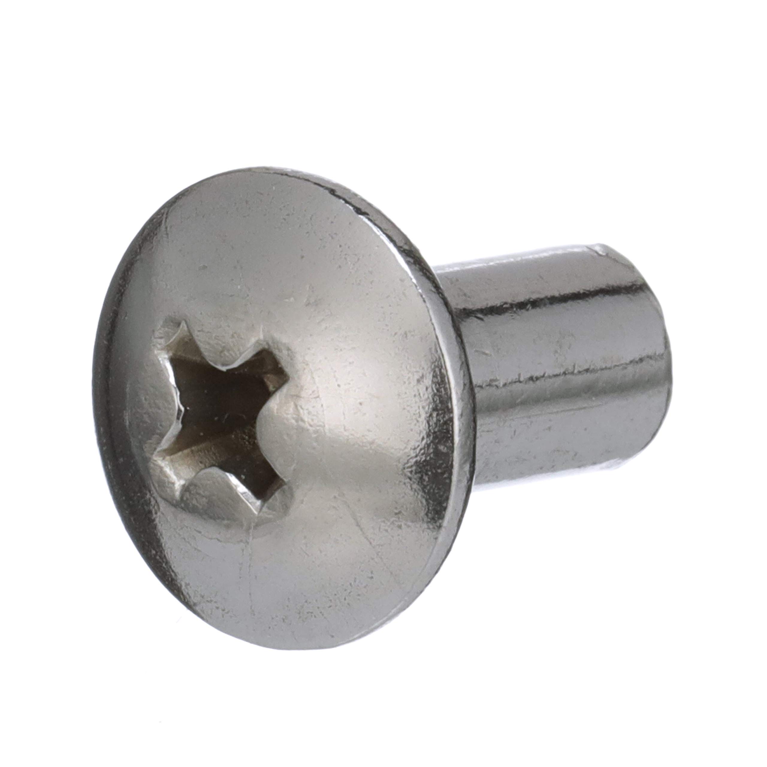 Seachoice 18-8 Stainless Steel Phillips Barrel Nuts with Truss Head - Heavy Duty Fasteners for Marine, Automotive & Industrial Applications