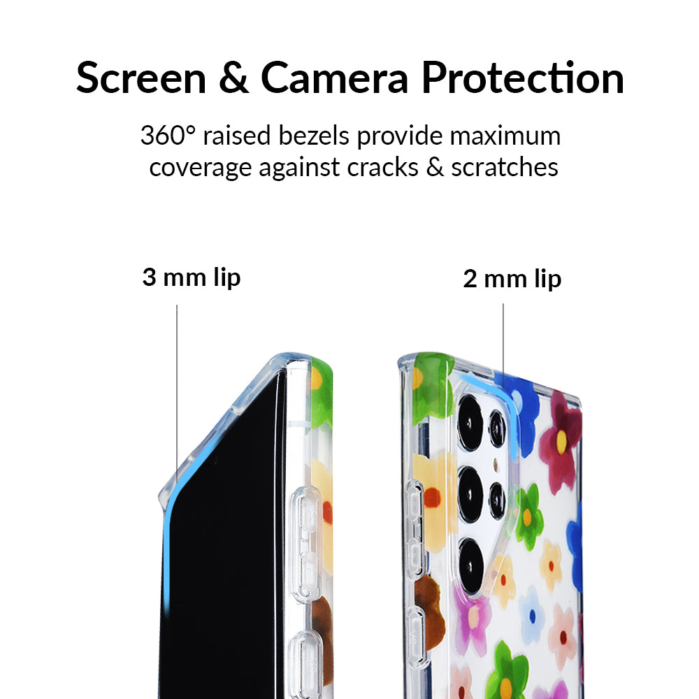 Samsung Galaxy Flower Power Phone Case - Cute Floral Design Protective Cover for Samsung Galaxy [Model] - Perfect for Everyday Use, Gifts, and Spring Style