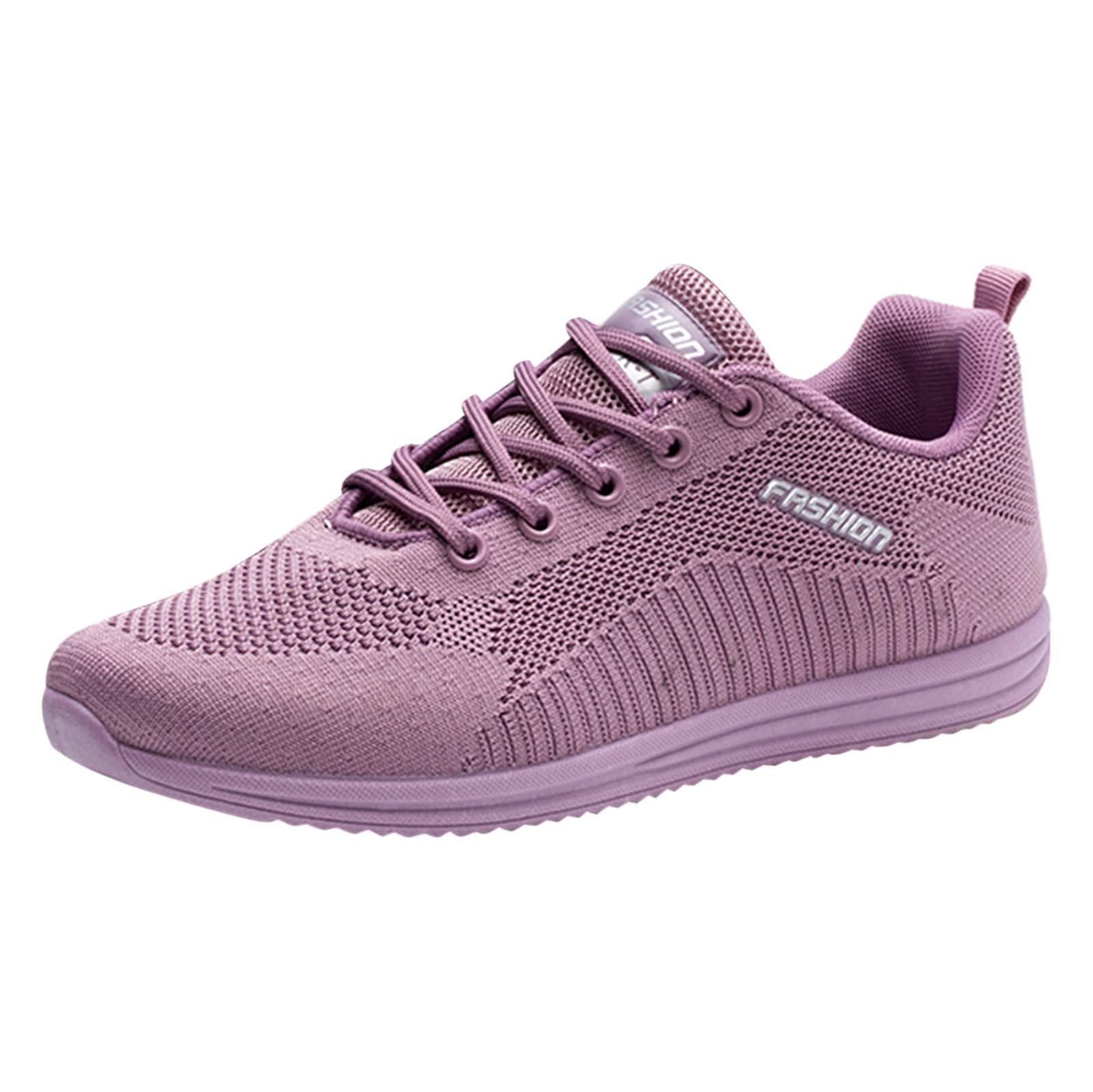 Breathable Mesh Running Shoes for Women - Lightweight Outdoor Sneakers with Extra Wide Fit & Lace-Up Design - Perfect for Jogging, Gym Workouts & Casual Wear