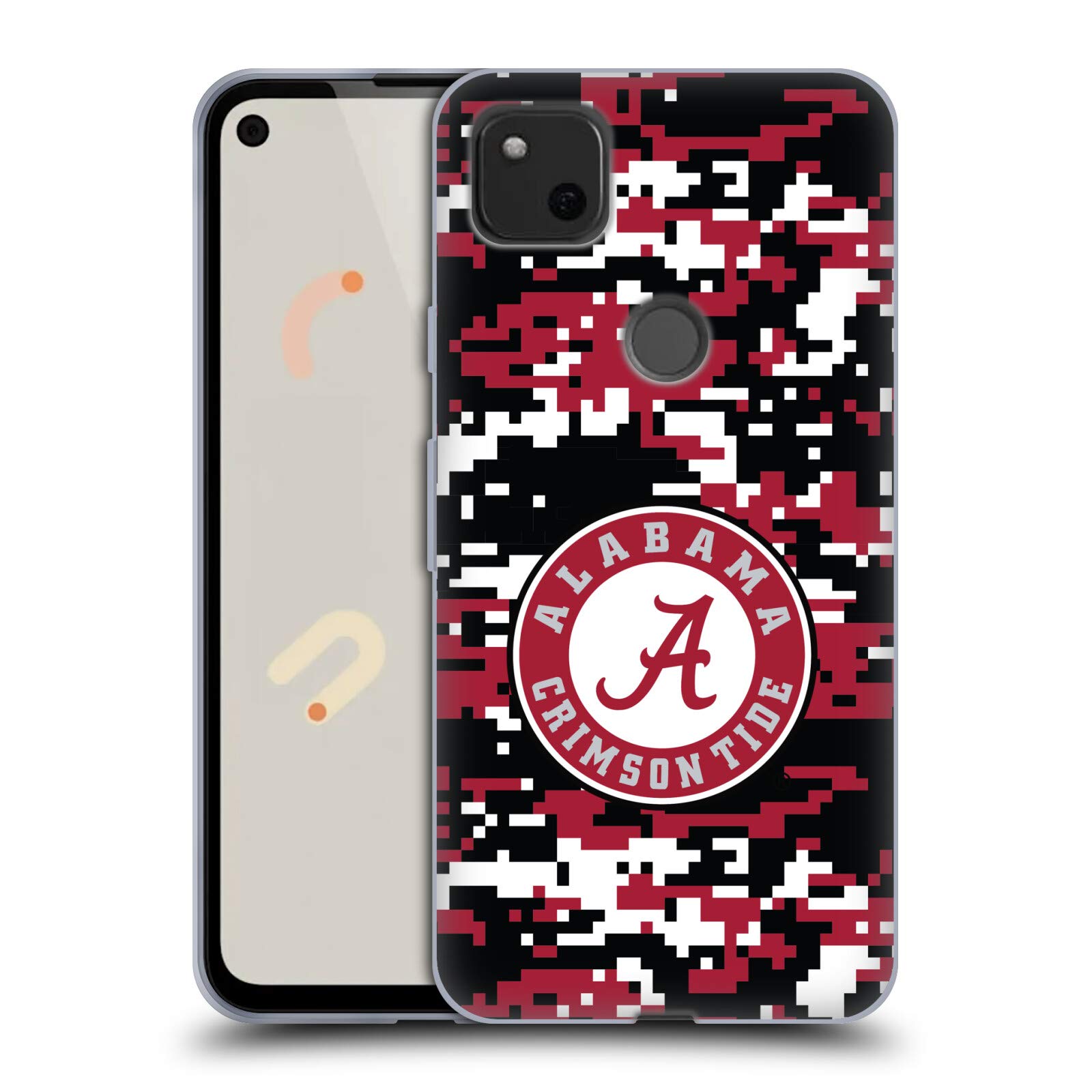 Alabama UA Camo Soft Gel Case for Google Pixel 4a - Game Day Protection