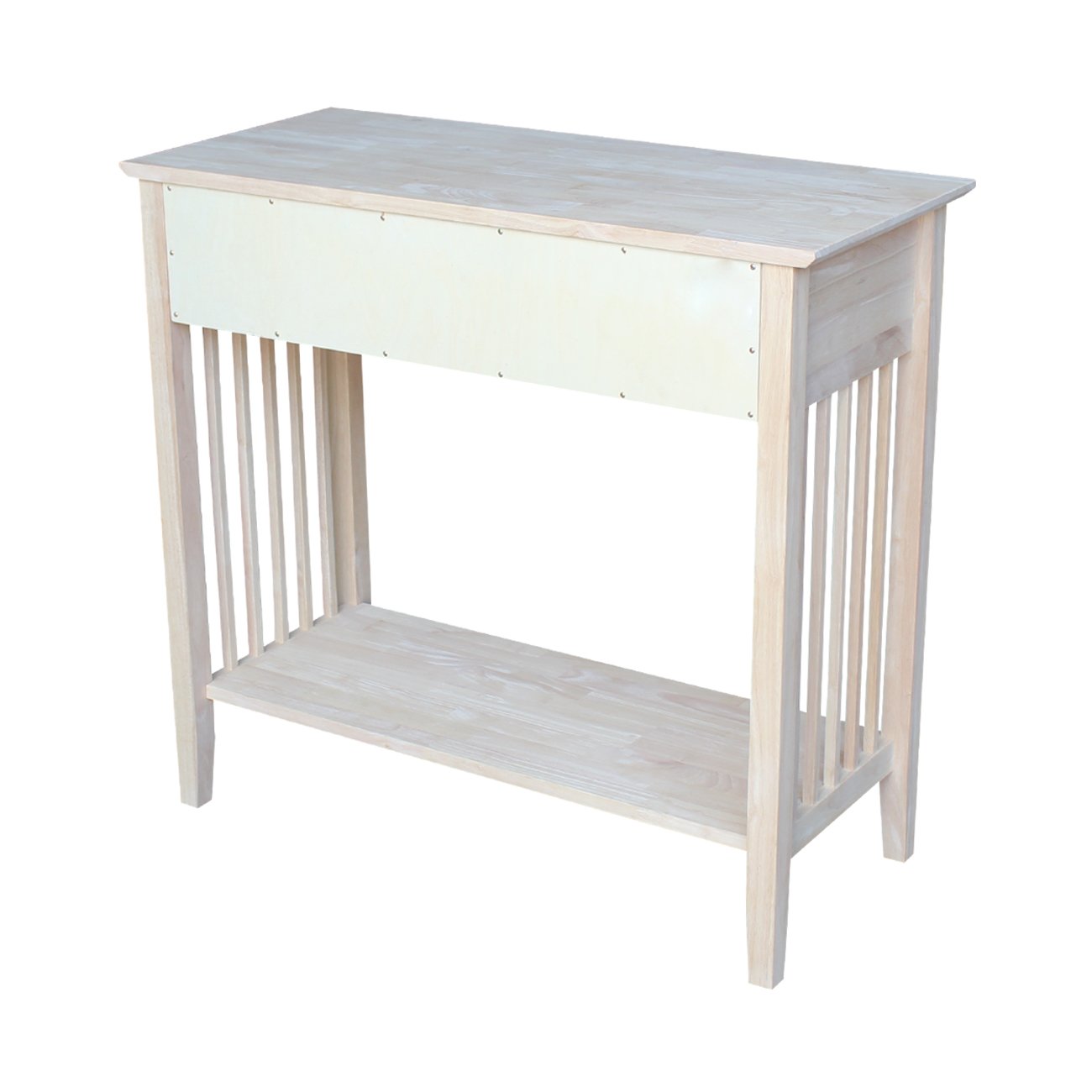 Unfinished Mission Style Server and Console Table by International Concepts - Perfect for Entryway, Dining Room, or Home Office Decor
