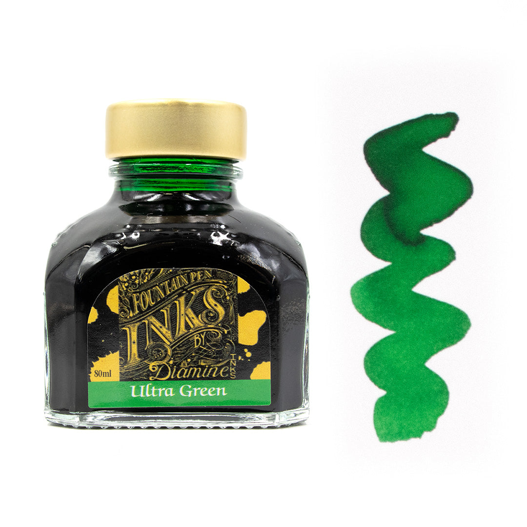 Diamine Fountain Pen Ink 80ml Bottle - Premium Writing Ink for Calligraphy, Journaling & Lettering - Vibrant Colors & Smooth Flow - Perfect for Fountain Pens, Dip Pens & Art Projects