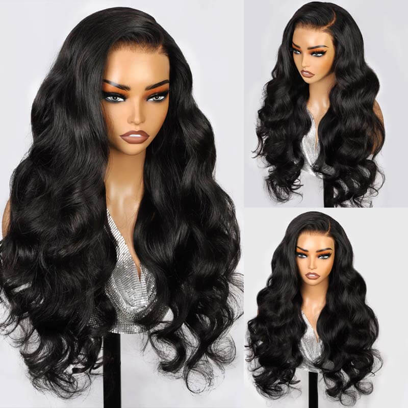 Eullair Body Wave Wigs 9x6 Parting Human Hair Lace Front Wigs - Glueless, Pre Plucked, Pre Cut, No Knots - Natural Look for Women | Perfect for Daily Wear, Parties & Special Occasions