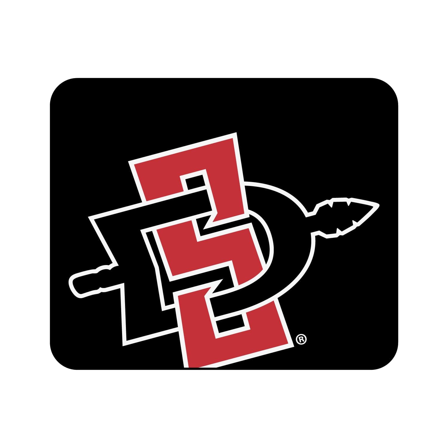 San Diego State University Mouse Pad - Non-Slip Fabric Gaming & Office Desk Mat for Computers, Laptops - Perfect for Work, Study & Gaming Setup