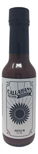 Callahan's Black Pepper Chipotle Hot Sauce - 5oz Bottle | Spicy Gourmet Hot Sauce for Tacos, Wings & BBQ | Premium Small Batch Crafted Pepper Sauce