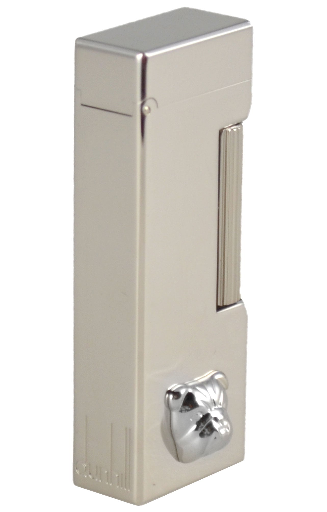 Dunhill Rollagas Bulldog Facet Palladium Cigar Lighter - Premium Luxury Cigar Accessory for Smoking Enthusiasts | Perfect for Gifts, Collectors & Special Occasions