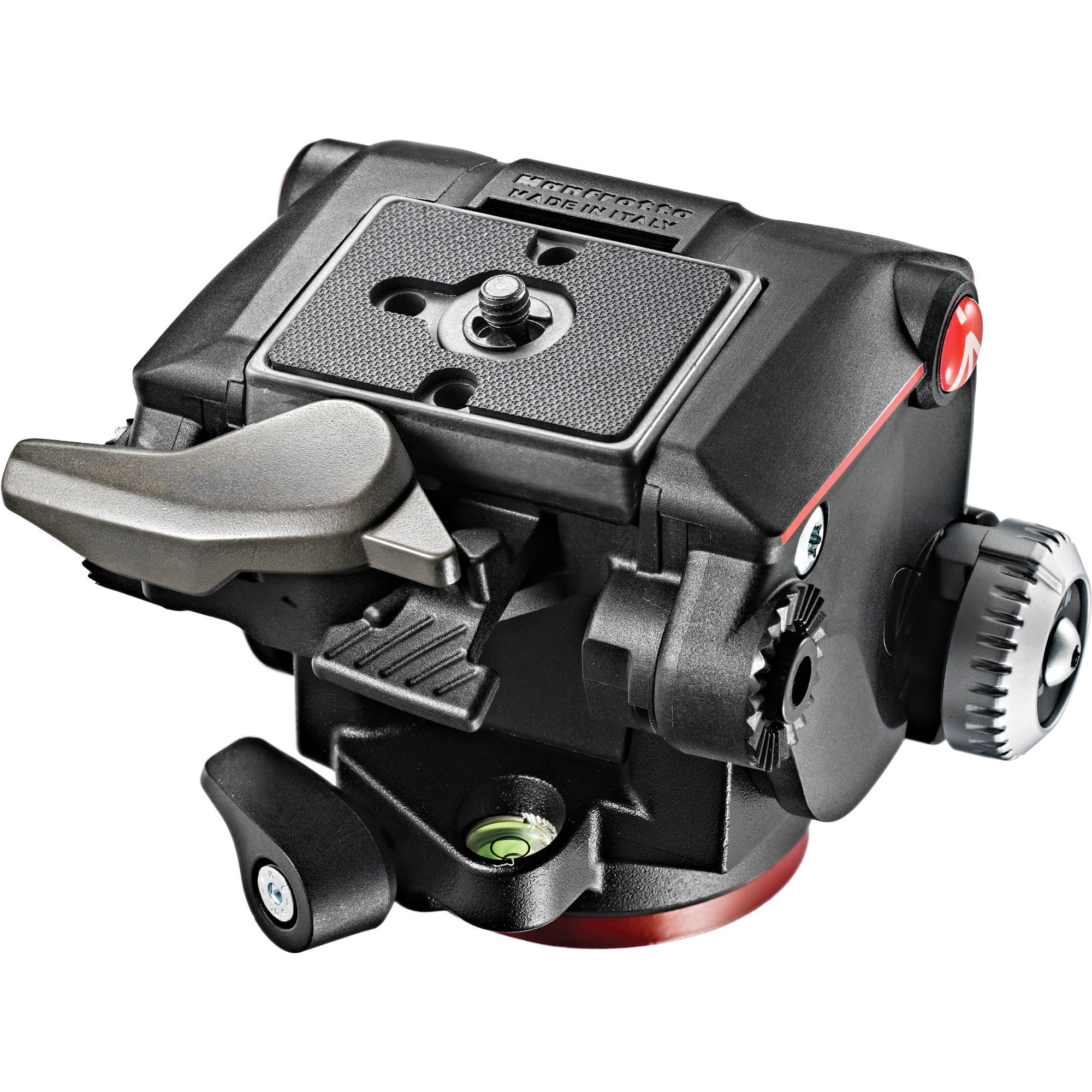 Manfrotto MHXPRO-2W XPRO Fluid Video Head with Fluidity Selector - 2 ZAYKIR Quick Release Plates Included - Professional Camera Tripod Head for DSLR, Mirrorless & Video Cameras - Perfect for Filmmaking, Vlogging & Photography