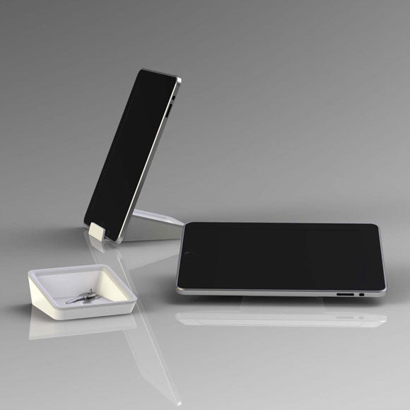 Bluelounge Nest Stand - Premium Laptop & Tablet Holder for Home & Office - Organize Your Workspace with Stylish Cable Management