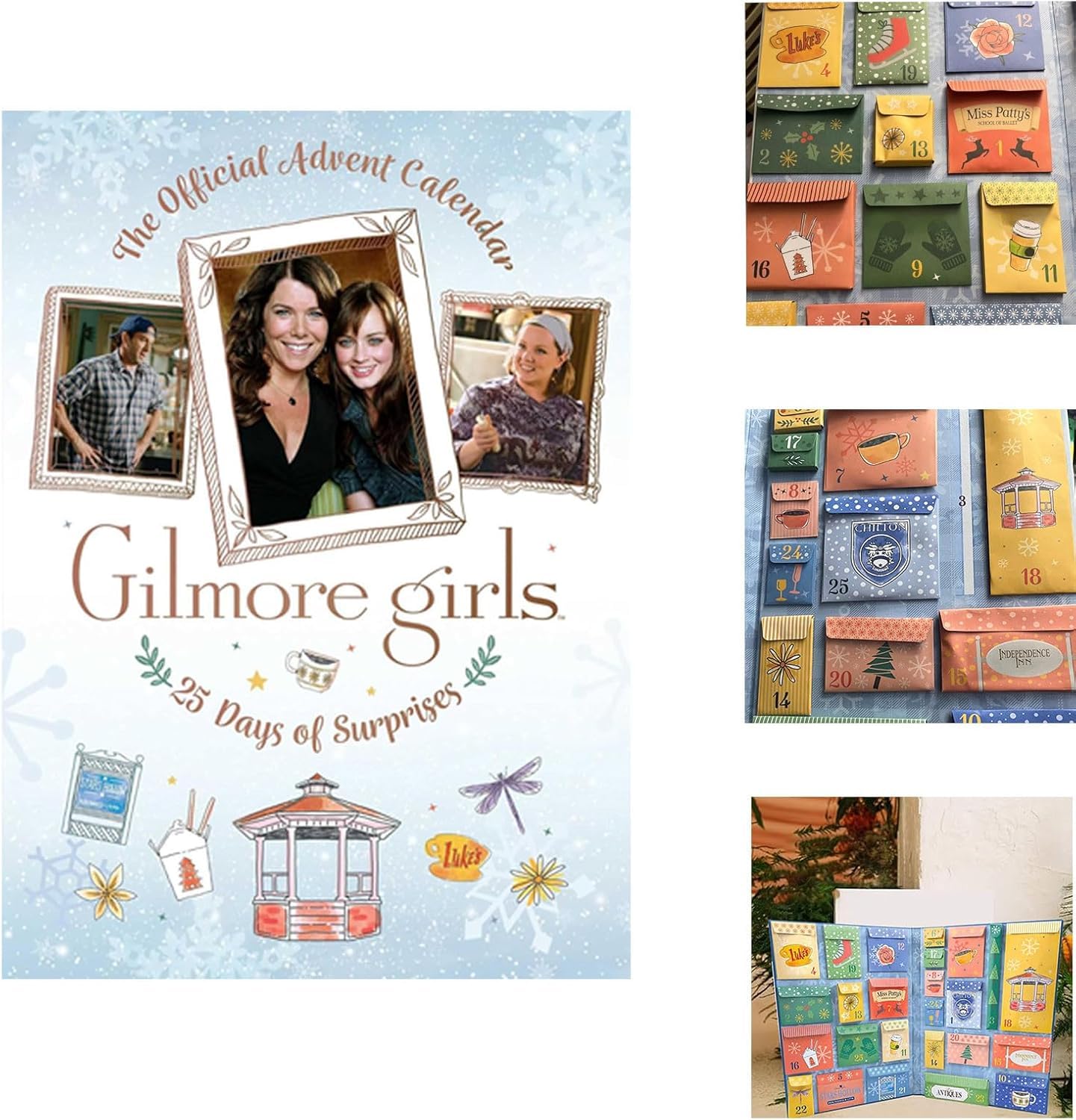 Gilmore Girls Advent Calendar 2024 - 24 Days Countdown to Christmas - Perfect Gift for Gilmore Girls Fans, Women, Girlfriends & Friends - Christmas Decor & Holiday Countdown Calendar (1 Piece) - Ideal for Home Decor, Office Desk & Christmas Party Gifts