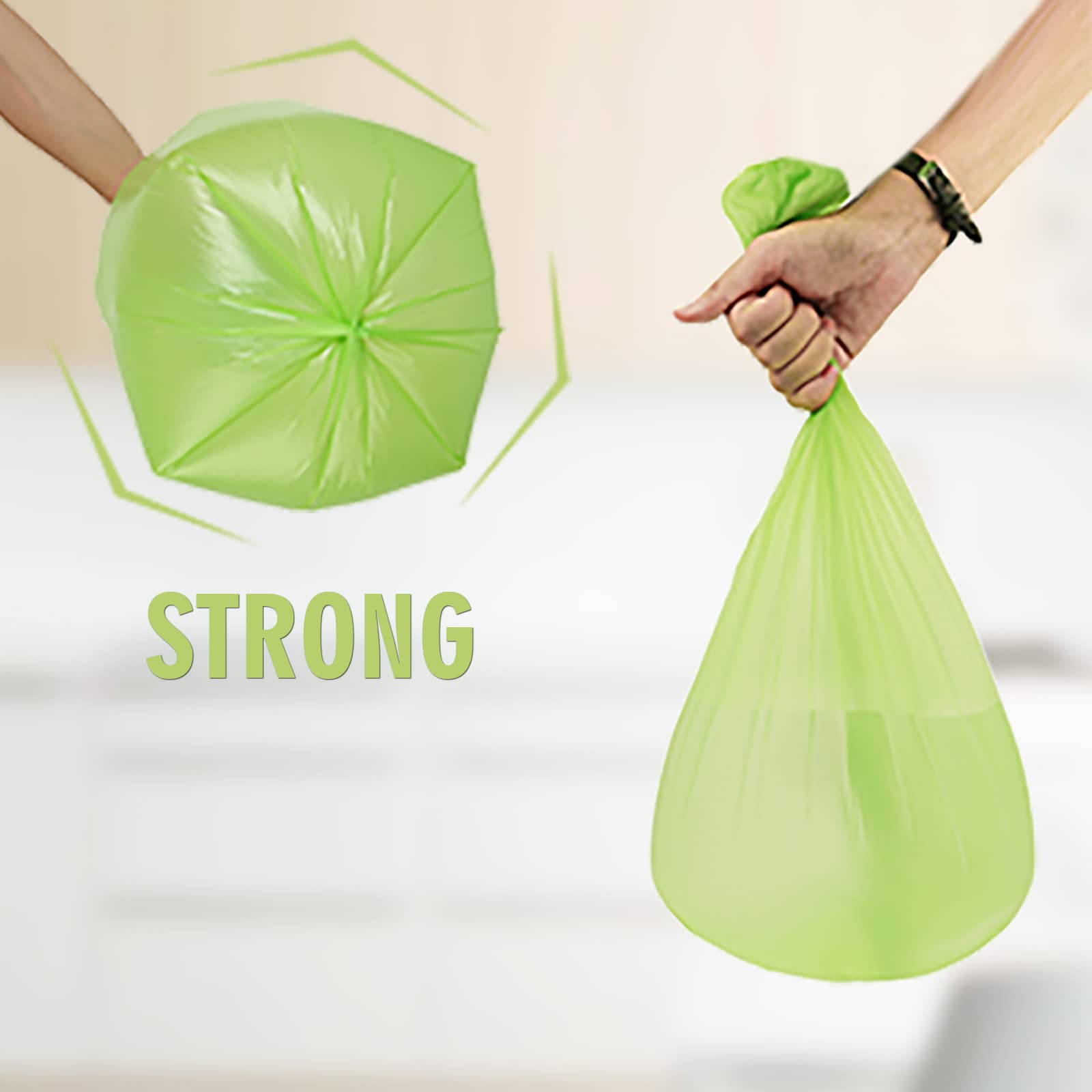 Eco-Friendly 13 Gallon Tall Kitchen Trash Bags - 75 Count Biodegradable Garbage Bags for Recycling | Perfect for Home, Office & Outdoor Use