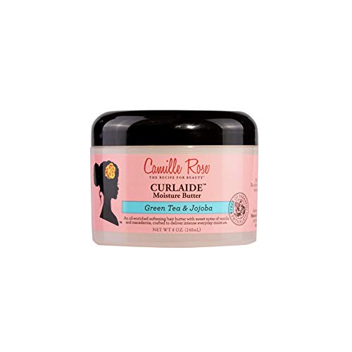 Camille Rose Curlaide Moisture Butter 8 fl oz - Deep Hydrating Hair Cream for Curly & Natural Hair - Perfect for Dry Scalp & Frizz Control